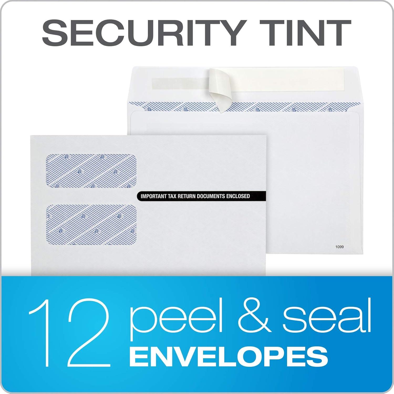 image:imageAdams 1099 MISC Forms 2020 Tax Kit for 12 Recipients 5Part Laser 1099 Forms 3 1096 Self Seal Envelopes amp Tax Forms Helper Online TXA12520MISC White 812 x 11