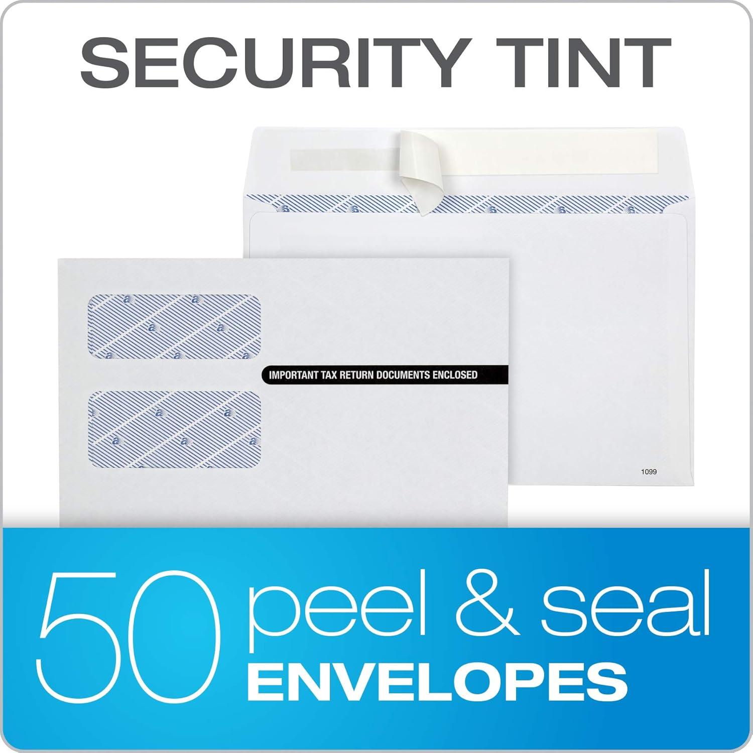 image:imageAdams 1099 NEC Forms 2020 4 Part LaserInkjet 1099 Forms with Self Seal Envelopes for 50 Recipients Includes 3 1096 Forms TX225504ENEC202020 Old Version