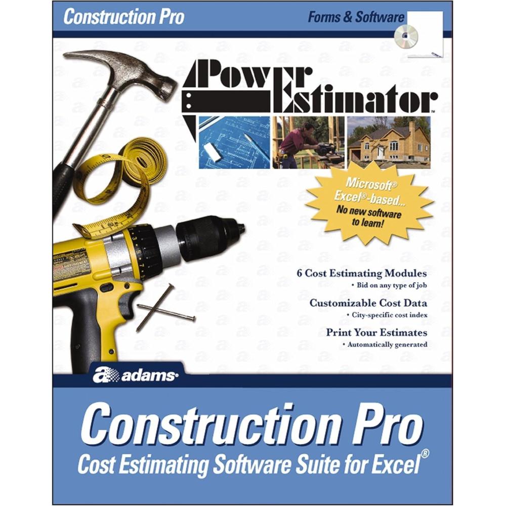 image:imageAdams PowerEstimator Construction Pro Estimating Software 9 x 115 Inches ALB503SW