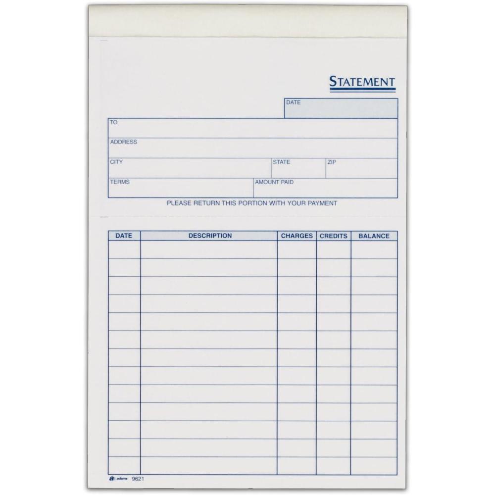 image:imageAdams Statement Single Sheets 563 x 844 100 Sheets White 9621ABF