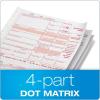 Adams 1099-MISC Continuous Forms for 2019, 20 Carbonless 4-Part Forms, Dot Matrix Compatible, 3 1096 Summary Transmittals (TXA2299), White