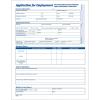 Adams Applications for Employment, 8.5 x 11 Inch, 25-Pack, White (9288ABF)
