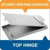 Adams Forms Holder, Top Hinge, 8.5 x 12 Inches, Aluminum (AFH31)