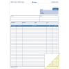 Adams Invoice Unit Set, 8.5 x 11.44 Inch, 2-Part, Carbonless, 100-Pack, White and Canary (NC2812)