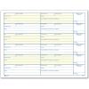Adams Notary Public Record Journal, 11 x 8.5 Inches, 6 Entries Per Page, 63 Pages Per Book, Black (AFR90)(Size: Pack of 6)