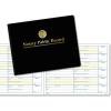 Adams Notary Public Record Journal, 11 x 8.5 Inches, 6 Entries Per Page, 63 Pages Per Book, Black (AFR90)(Size: Pack of 6)