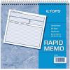Adams Rapid Memo Book, 8.25 x 8.5 Inch, 2-Part, Carbonless, 50 Sets, 1 Memo per Page, White and Canary (SC1158), White/Canary