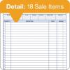 Adams Sales Order, 3-Part, Carbonless, White/Canary/Pink, 5-2/3 x 8-1/2 Inches, 100 Sets per Pack (NC5805)