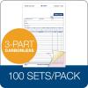 Adams Sales Order, 3-Part, Carbonless, White/Canary/Pink, 5-2/3 x 8-1/2 Inches, 100 Sets per Pack (NC5805)