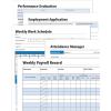 Adams Small Business Employment Forms, 4 Each of 5 Different Forms, Includes Instructions (HV100)
