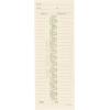 Adams Time Cards, Weekly, 1-Sided, Named Days, 3-3/8″ x 9″, Manila, Green Print, 200-Count (9659-200)(3-3/8″ x 9″)