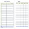 Adams Vehicle Expense Journal, , 3.25 x 6.25 Inches, White (AFR11)