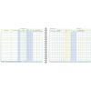 Adams Weekly Payroll Record, 20 Employee Capacity, Spiral Binding, 11 x 8.5 Inches, White, (AFR50)