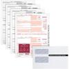 Adams 1099 NEC Forms 2020, 4 Part Laser/Inkjet 1099 Forms with Self Seal Envelopes, for 50 Recipients, Includes 3 1096 Forms (TX225504E-NEC20)(2020 (Old Version))
