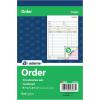 Adams Carbonless Order Book, 5.56 x 8.44 Inch, 3-Part, Carbonless, 50 Sets, White, Canary, Pink (TC5803)(50 Count (Pack of 1))