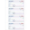Adams Hard-Bound Money Receipt Book, 3-Part Carbonless, White/Canary/Pink, 11 x 7-5/8 Inches, 33 Sets (TCH1185)(33 Count (Pack of 1))