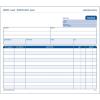 Adams Invoice Book, 2-Part Carbonless, 8-1/2″ x 7-7/16″, 50 Sets per Book (NC2872), White/Canary