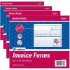 Adams Invoice Unit Sets, 7.44 x 8.5 Inches, 3-Part, Carbonless, White/Canary/Pink, 100 Sets per Pack (NC3872)((Pack of 4))