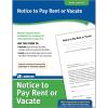 Adams Notice To Pay Rent Or Vacate Forms, Includes Downloadable, Fillable Digital Forms, White (LF280)