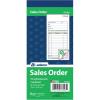 Adams Sales Order Book, 3-Part, Carbonless, White/Canary/Pink, 3-11/32 x 7-3/16 Inches, 50 Sets per Book (TC3705)