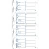 Adams Spiral Petty Cash Book, 2-Part, Carbonless, 4 Messages per Page, 200 Sets per Book (SC1156)
