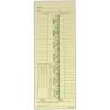 Adams Time Cards, Weekly, 1-Sided, Numbered Days, 3-3/8″ x 9″, Manila, Green Print, 200-Count (9652-200)