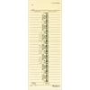 Adams Time Cards, Weekly, 1-Sided, Numbered Days, 3-3/8″ x 9″, Manila, Green Print, 200-Count (9656-200)(3-3/8″ x 9″)