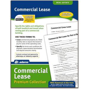 Adams Commercial Lease Forms Pack, Forms and Instructions (LF218P)