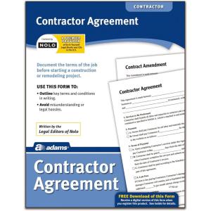 Adams Contractor Agreement, Forms and Instructions (LF155)