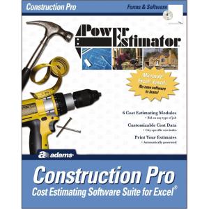 Adams PowerEstimator Construction Pro Estimating Software, 9 x 11.5 Inches (ALB503SW)