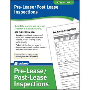 Adams Pre-Lease and Post-Lease Inspections, Forms and Instructions (LF603)
