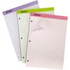 Ampad Double Sheet Graph Pad, 8-1/2 x 11-3/4 Inches, 4 x 4 Quad Rule, Color Will Vary, 100 Sheets (20-278)