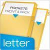 Cardinal Plastic Binder Dividers, Double-Pocket, 5-Tab, Insertable Multicolor Tabs, Letter Size, 1 Set (84009)