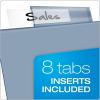 Cardinal Plastic Binder Dividers without Pockets, 8-Tab, Insertable Multicolor Tabs, Letter Size, 1 Set (84019), 8-1/2 x 11(8-1/2 x 11 (Pack of 2))