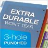 Cardinal Plastic Binder Dividers without Pockets, 8-Tab, Insertable Multicolor Tabs, Letter Size, 1 Set (84019), 8-1/2 x 11(8-1/2 x 11 (Pack of 2))